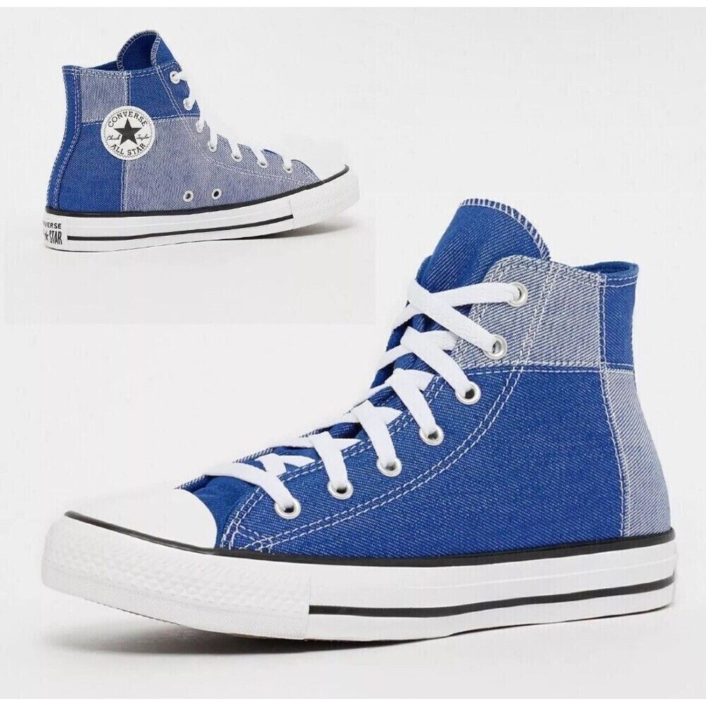 Converse Chuck Taylor Denim All Star Split Panel Summer Twill BL US 5 - Picture 1 of 9